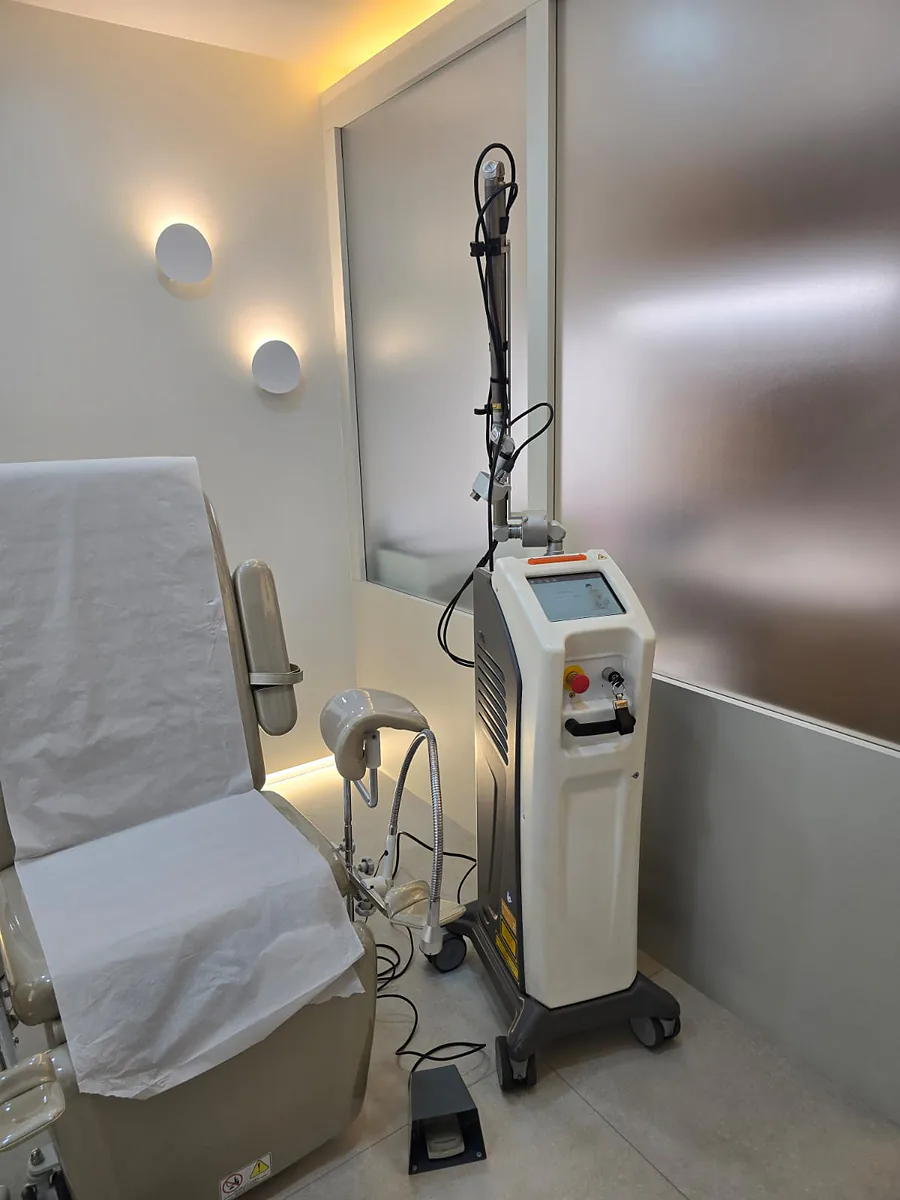 Sala de laser íntimo no consultório